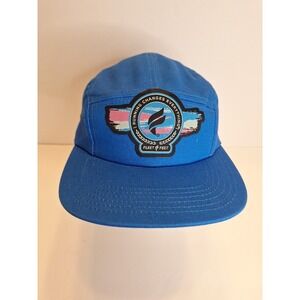 Fleet Feet Running Club Hat Blue Strap Back 5 Panel Running Changes Everything